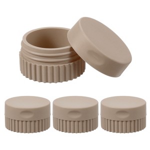 Unique Bargains Silicone Cream Leakproof Travel Decorative Jars 0.68oz 4 Pcs - 1 of 4