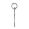 Black Bow Jewelry Sterling Silver Madison Collection LG Classic Script Initial S Pendant - 2 of 4