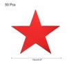 Unique Bargains Decor Material Colorful Cardboard Five Star Cutouts - 2 of 3