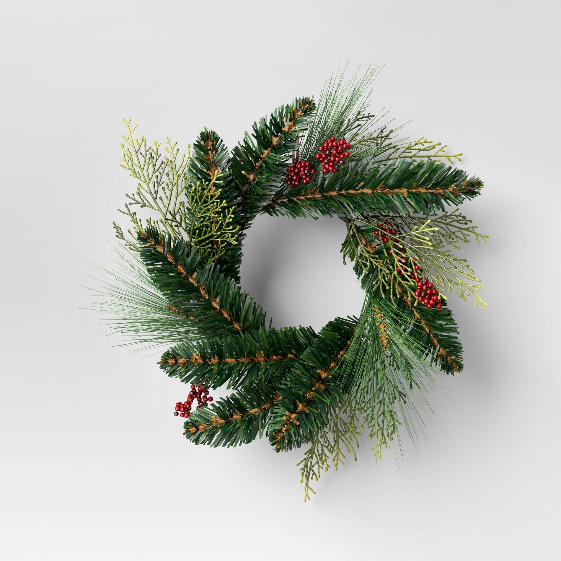 2pk Christmas Mini Wreath Red Berries - Wondershop™