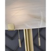 Signature Design by Ashley Tobbinsen 61" Art Deco Glass Dome Metal Floor Lamp with Pull Chains, Brass - 4 of 4