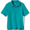 Lands' End School Uniform Kids Short Sleeve Interlock Polo Shirt - 2 of 4