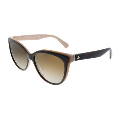 Kate Spade Daesha/S 0T4 Womens Cat-Eye Polarized Sunglasses Havana Pink 56mm