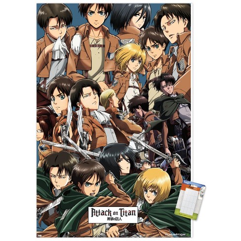 Trends International Attack on Titan - Chibi Characters Poster 
