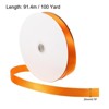 Unique Bargains Solid DIY Party Home Wrapping Decoration Roll Satin Ribbon - 2 of 3
