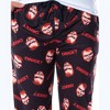 Seven Times Six Chucky Mens' Face and Logo Toss Print Pajama Lounge Pants Sleepwear Black - 3 of 4