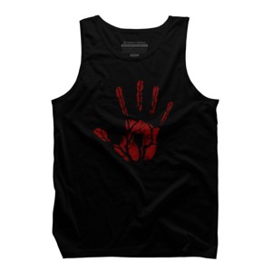Men's Design By Humans Halloween Tree By aisenArt Tank Top - 1 of 4