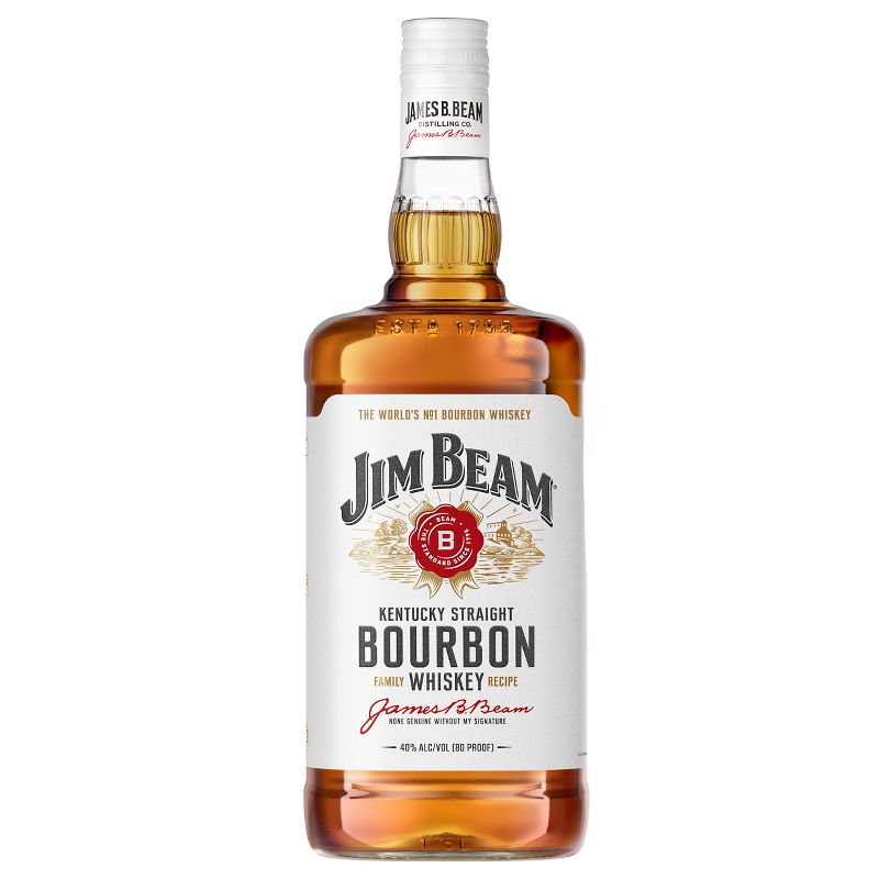 Jim Beam Straight Bourbon Whiskey - 1.75L Bottle, 1 of 10