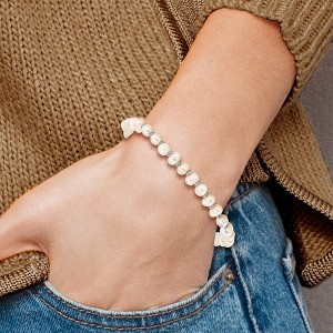 Chisel Stainless Steel Polished 5.5mm Freshwater Cultured Pearl Beaded Stretch Bracelet - 1 of 3