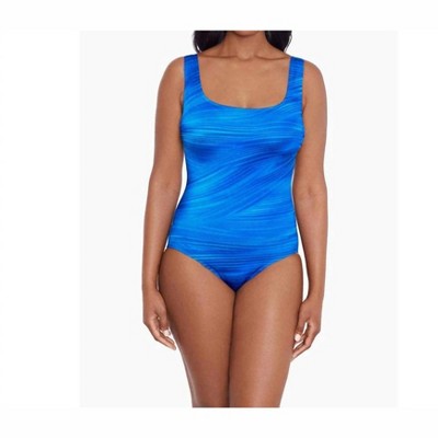 Women's Virtual Wave Butterfly Long Torso One Piece - Longitude
