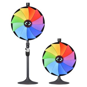 WinSpin 24"/36" Dual Use Prize Wheel Tabletop or Floor Stand Spinning Wheel Carnival Game Tradeshow - 1 of 4