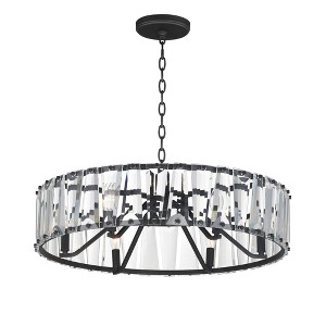 Maxim Lighting Odeon 6 - Light Chandelier in  Black - 1 of 4