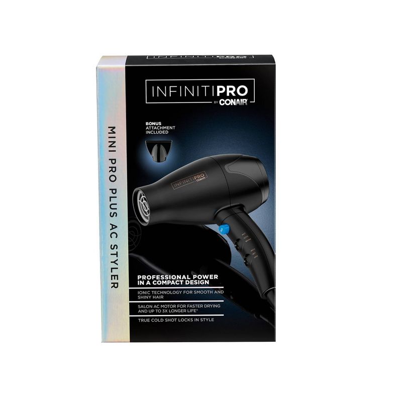 Conair InfinitiPro Mini AC Motor Travel Hair Dryer, 4 of 9