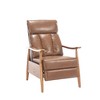 CAVINAS Modern Recliner Accent Chair,Adjustable  Lounge Chair with Footrest,Solid Wood Frame Armchair for Living Room,Home Theater - 2 of 4