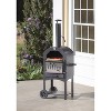 Evergreen Charcoal Grill/Oven- 25.39 x 61.42 x 19.68 Inches Outdoor Safe and Weather Resistant for Outdoor Dining and Heating - 2 of 4