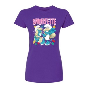 Women's - Smurfs - Smurfette Fitted Graphic T-Shirt - 1 of 1
