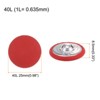 Unique Bargains Metal Shank Round Cloth Covered DIY Sewing Buttons 20 Pcs - 2 of 4