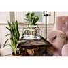 Storied Home Metal Table with Bronze Finish Brown: Rustic Rectangle, No Assembly, Open Shelf - 3 of 4
