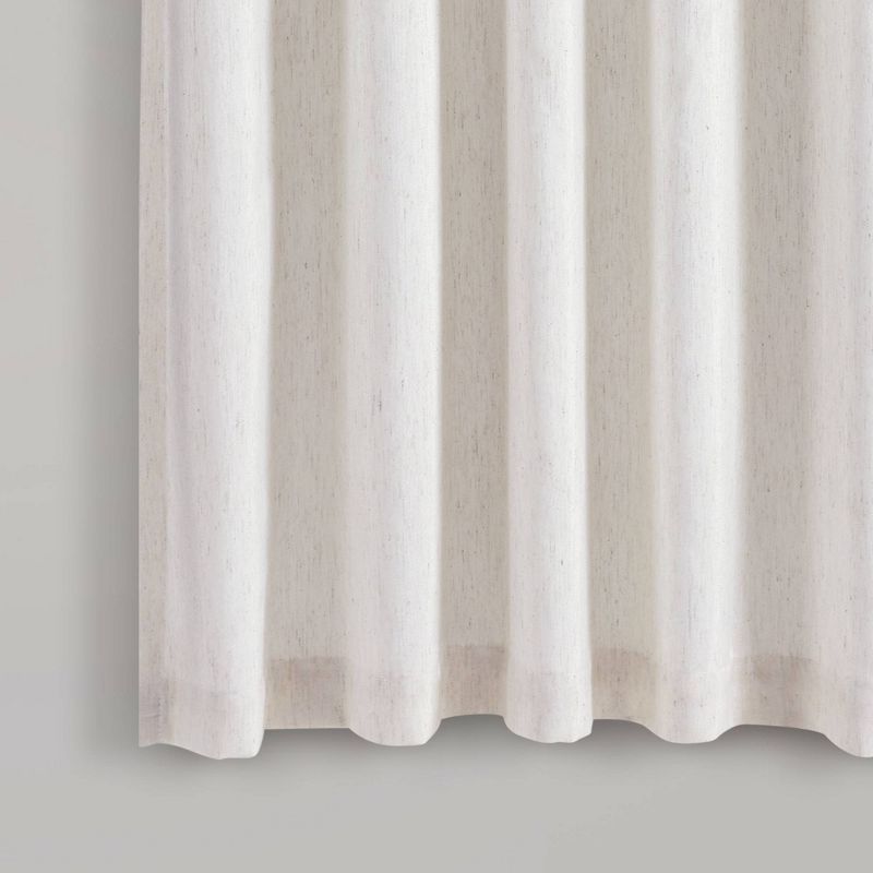 Set of 2 Ivy Tassel Light Filtering Window Curtain Panels - Lush Décor, 5 of 17