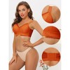 INSPIRE CHIC Women's Available Lace Minimizer Bralette U Back Full Coverage Wireless Everyday Bras 3 Packs - 3 of 4