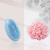 Unique Bargains Shower Silicone 2 in 1 Body Scrubber 2 Pcs - 3 of 4