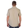 Gioberti Men's Casual Western Solid Short Sleeve Shirt With Pearl Snaps - 3 of 4