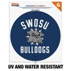Southwestern Oklahoma State University Bulldogs Logo Automotive Car Window Locker Circle Bumper Sticker - 2 of 4