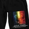 Star Trek The Motion Picture Men's Black Sleep Pajama Shorts - image 2 of 3