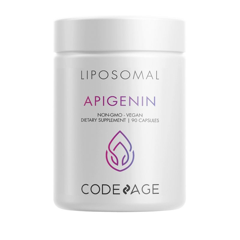 Codeage Liposomal Apigenin, Chamomile Extract, Phospholipids, Bioflavonoids Supplement - 90ct, 1 of 10