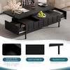Lyngins Multifunctional Folding Coffee Table – 3 Modes (Coffee Table, Workstation, Dining Table), Lift-Top, Hidden Storage & Drawers, Center Table - 4 of 4
