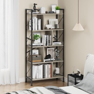 5 Tier Bookshelf with Storage - 1 of 4