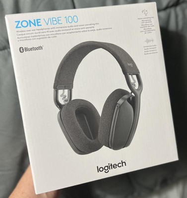 Logitech Zone Vibe 100 Bluetooth Headset (Off White) - JB Hi-Fi