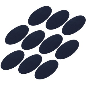 Unique Bargains Oval Iron-on Washable Clothes Hole Repairing Denim Patches 10 Pcs - 1 of 4