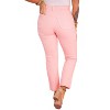 Women's Cut Off Cropped Straight Leg Jeans - JUST BLACK DENIM - 3 of 4