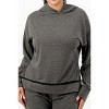 Slickblue Hooded Sweat & Flare Pant Set, Washed Fabric, Casual Chic, Weekend Loungewear, Color & Size Options - 4 of 4