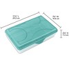 Sterilite 17296w06 Multipurpose Storage Supply Box W/lid, Molokai Blue ...