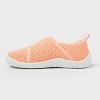 Toddler Girls' Teddy Slip-On Water Shoes - Cat & Jack™ Coral Pink - 2 of 4