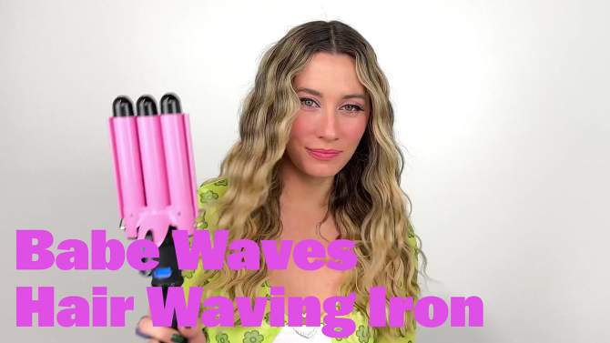 Trademark Beauty Babe Waves Original Hair Waver - 1&#34; Barrels, 2 of 10, play video