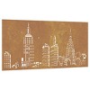 VidaXL Patio Wall Decoration 41.3 in.x21.7 in. Corten Steel Skyline Design - 2 of 4
