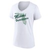 NCAA Miami Hurricanes Women's V-Neck White T-Shirt - 2 of 3