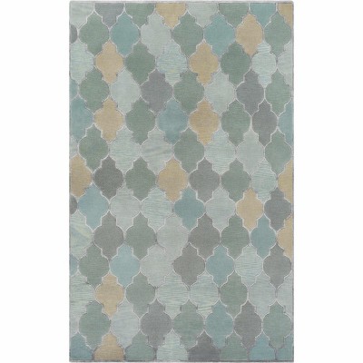 Hauteloom Eads Wool Living Room, Bedroom Area Rug - Transitional