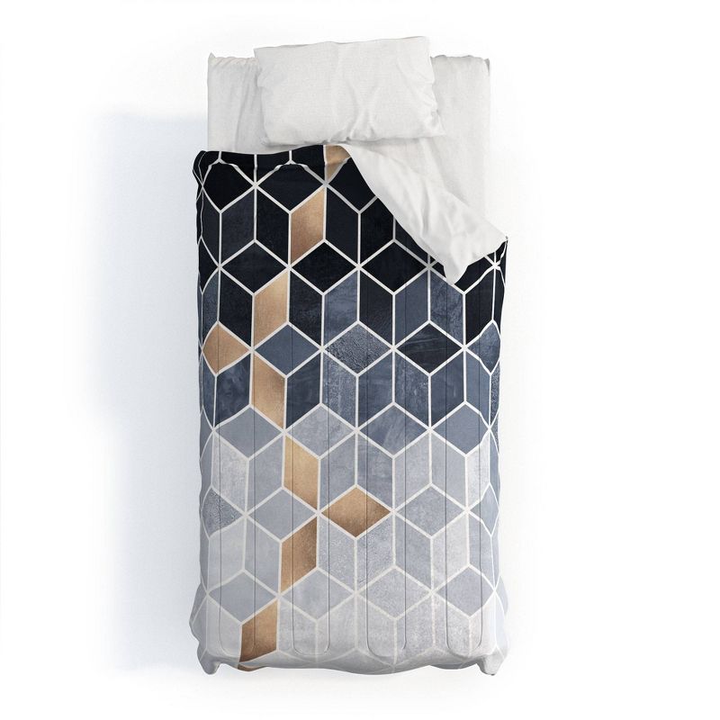 Elisabeth Fredriksson Soft Gradient Cubes 100% Cotton Comforter Set - Deny Designs, 1 of 6