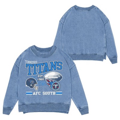 NFL Tennessee Titans Women's Long Sleeve Fashion Fleece Sweatshirt