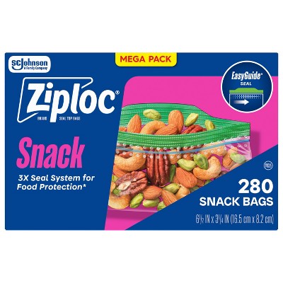 Ziploc Storage Snack Bags