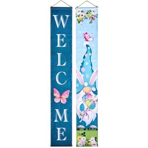 The Lakeside Collection Welcome Banners Porch Themed Spring Or St Patricks Design Set of 2 - Spring - 1 of 2