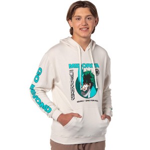My Hero Academia Men's Izuku Midoriya One For All Adult Pullover Hoodie - 1 of 4