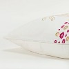 20"x20" Oversize Lips Square Throw Pillow Cover - Rizzy Home: Glamorous Cotton Canvas with Hidden Zipper - 4 of 4