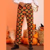 TATT 21 Men's Halloween Funny Printed Pumpkin Halloween Christmas Costume Trousers - 2 of 4