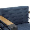 Modern Tufted Upholstered Giovanna Club Chair Arm Chair for Bedroom and living room-Christopher Knight Home - 3 of 4