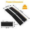 Portable Wheelchair Ramp, Wheel Chair Ramps for Homes , Aluminum Wheelchair Ramp With Non-Skid Surface , 600 Lbs - 2 of 4
